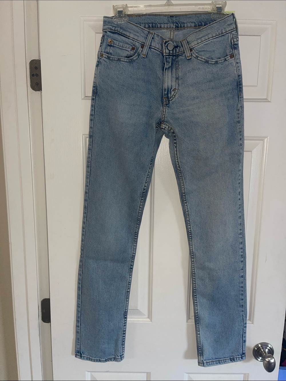 Levi's Slim Straight Light Blue Denim Jeans